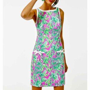 Lilly Pulitzer Kathleen Shift Dress Size 6 Prosecco Pink Hangin Around NWT